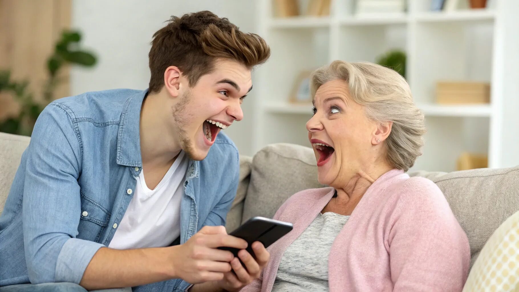 "If she leaves you for another, there's always her mother."