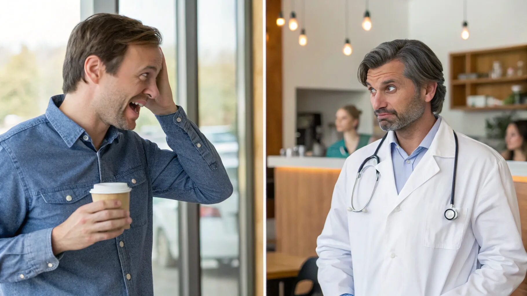 "If sorry means nothing, wait till you hear it from a doctor."
