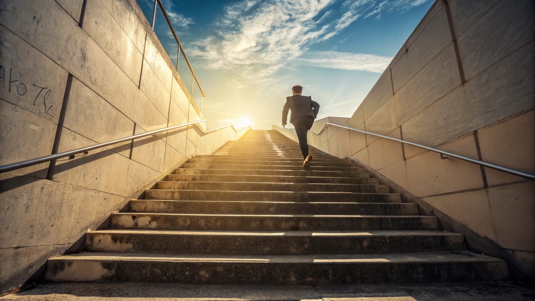 “There is no elevator to success; you have to take the stairs.” — Unknown