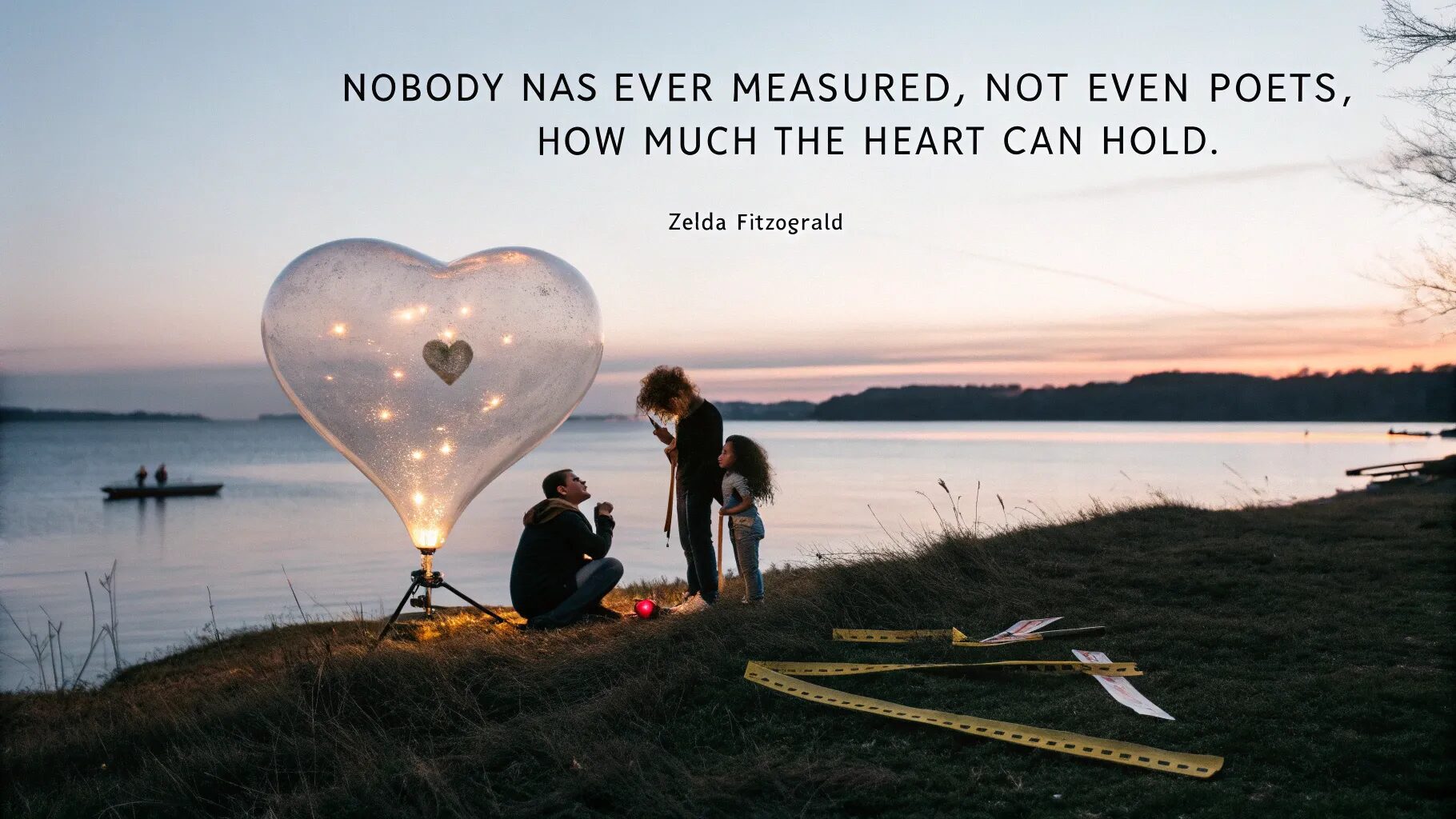 “Nobody has ever measured, not even poets, how much the heart can hold.” — Zelda Fitzgerald