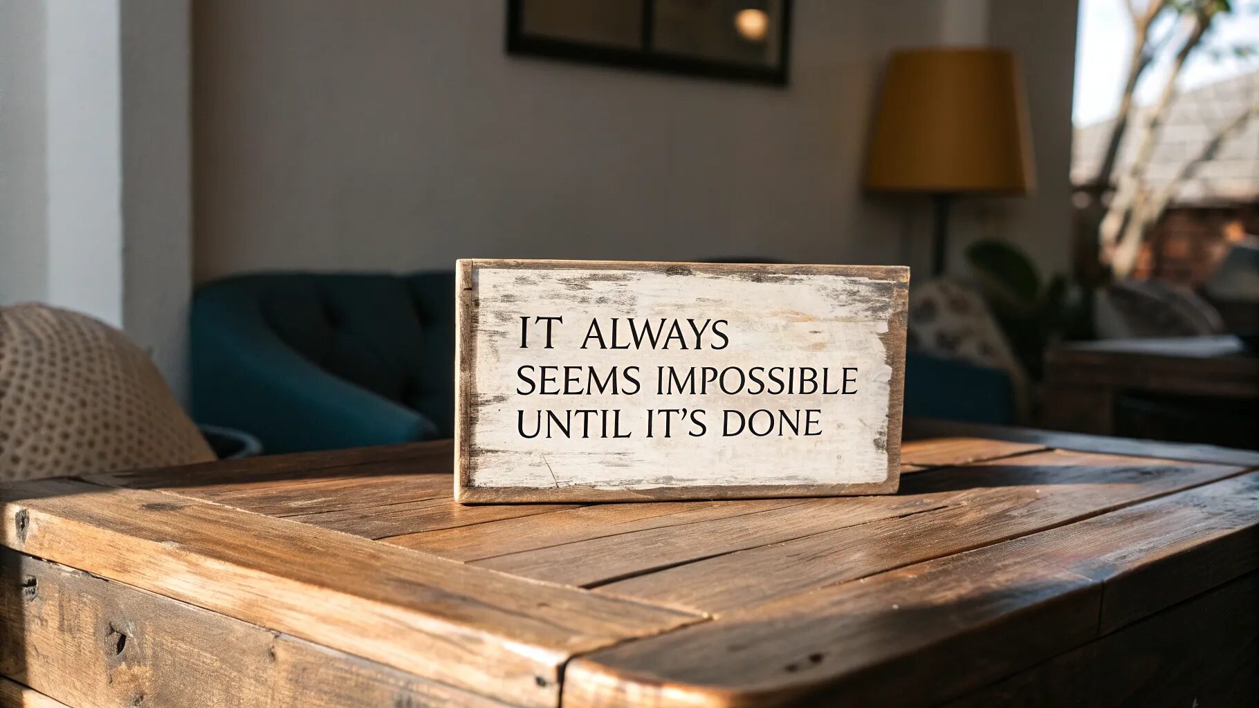 “It always seems impossible until it's done.” ― Nelson Mandela