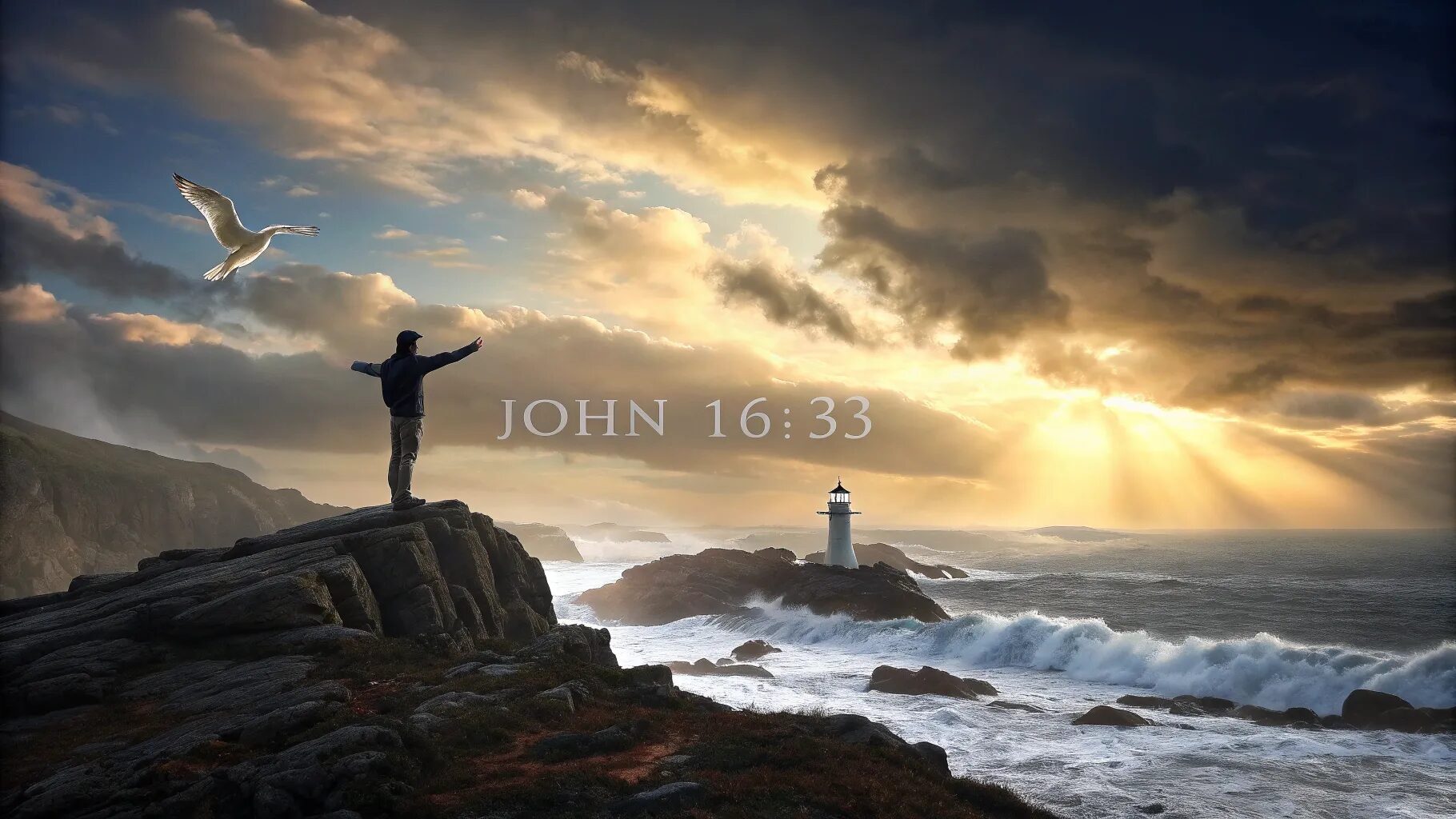 "In the world you will have tribulation. But take heart; I have overcome the world." — John 16:33