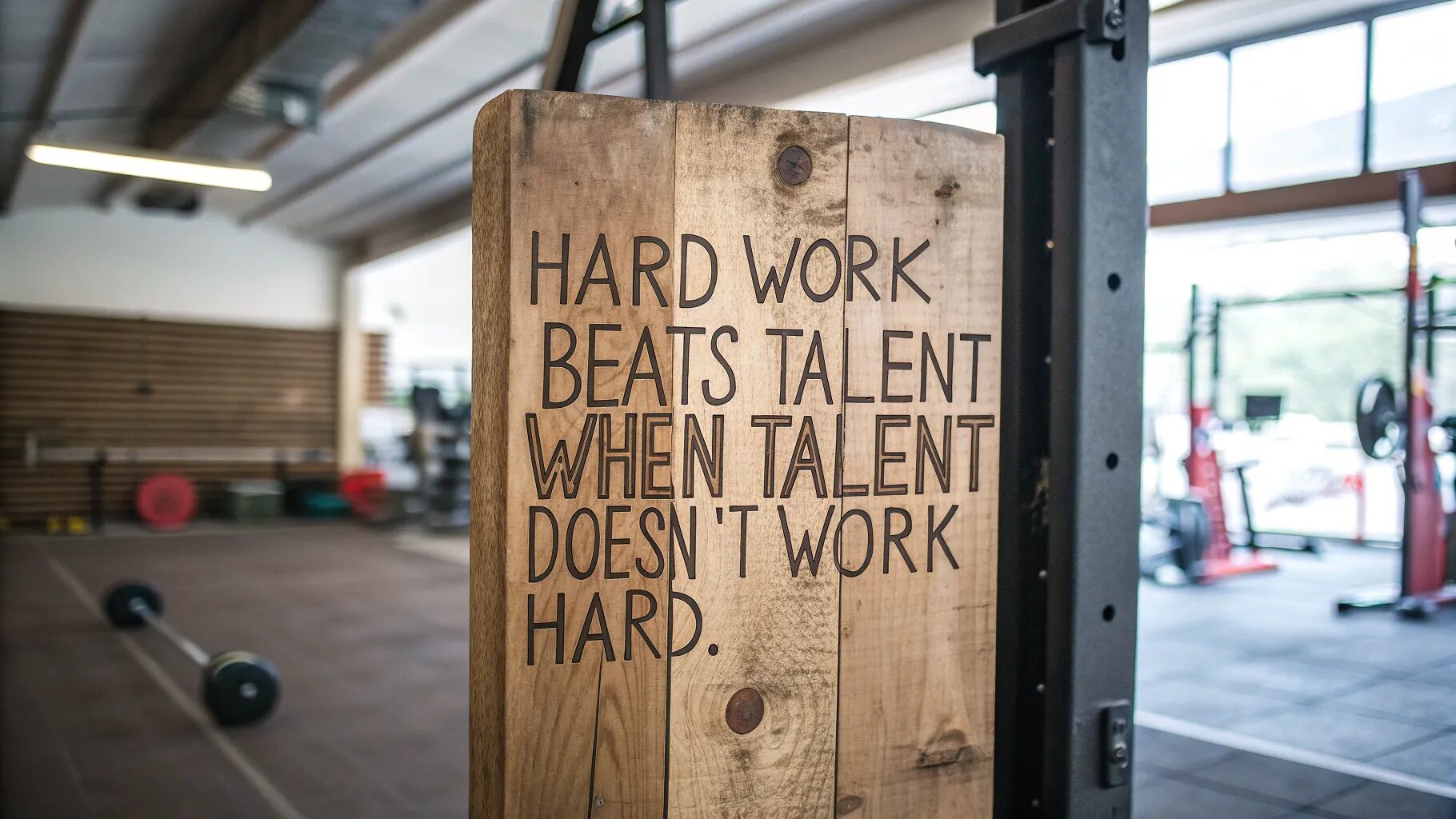“Hard work beats talent when talent doesn’t work hard.” — Tim Notke