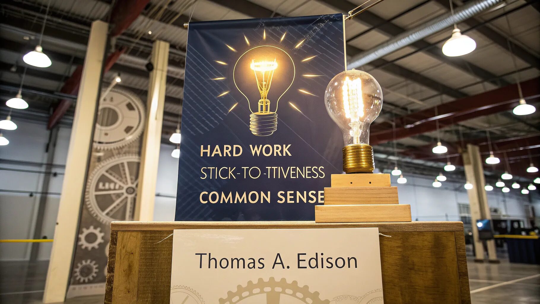 “The three great essentials to achieve anything worthwhile are, first, hard work; second, stick-to-itiveness; third, common sense.” ― Thomas A. Edison