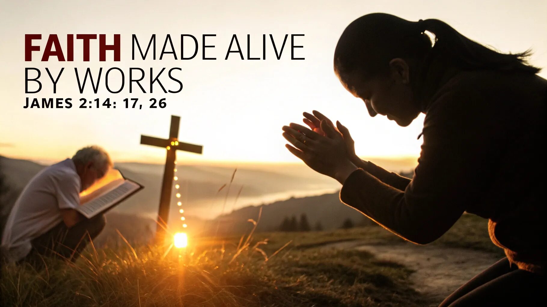 “What good is it… if someone says he has faith but does not have works?… Faith by itself, if it does not have works, is dead.” — James 2:14, 17, 26